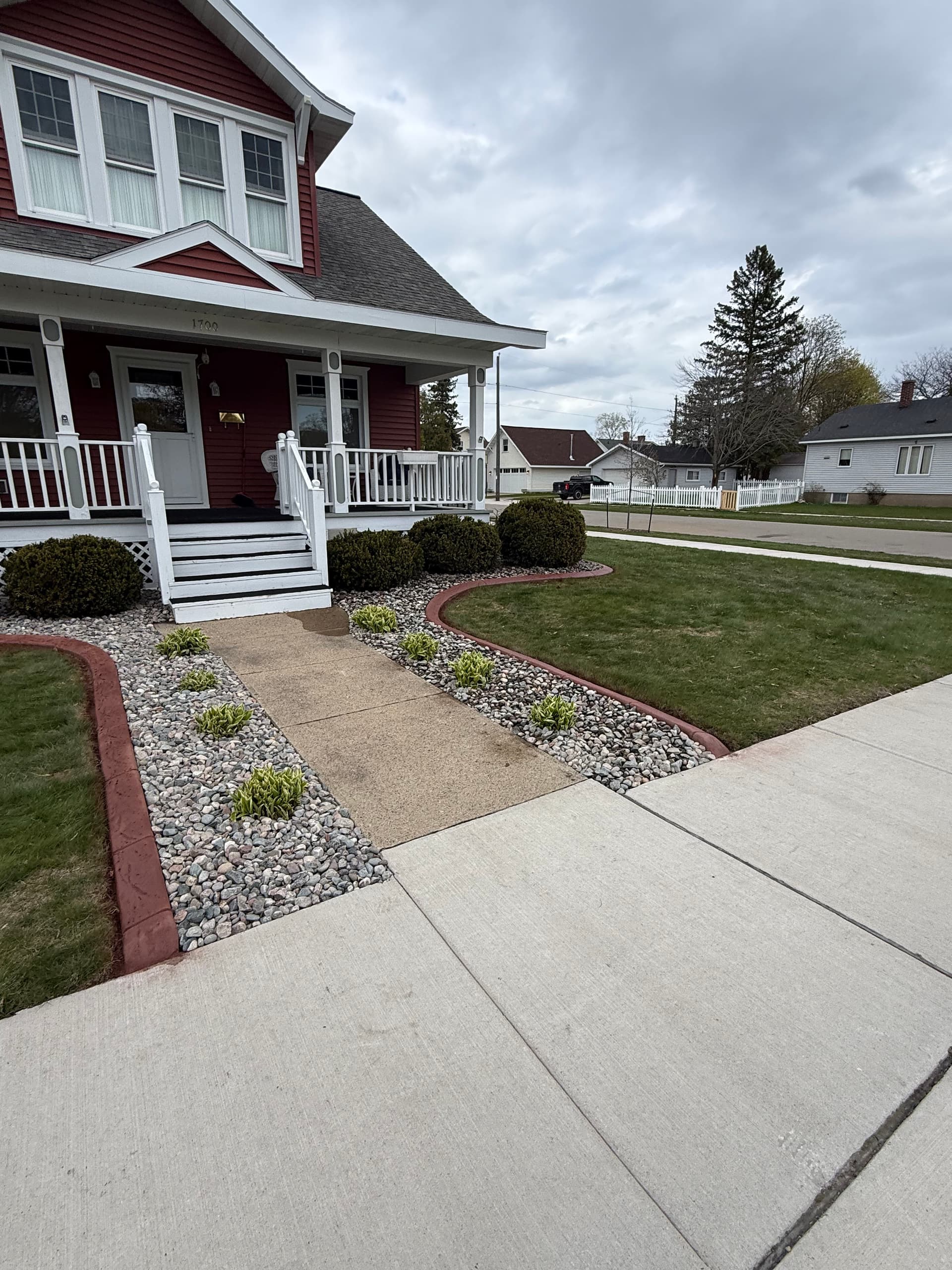 Clean Curb Appeal With Custom Landscape Design and Install